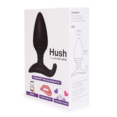 Анальна смарт вібропробка Lovense Hush розмір L SO4085 фото