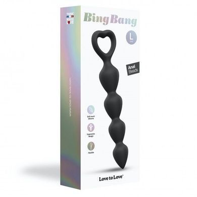 Анальная цепочка Love To Love BING BANG L BLACK ONYX SO5083 фото
