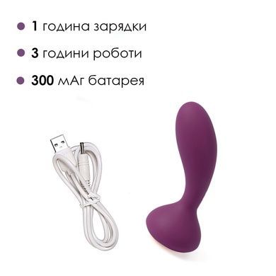 Массажер простаты и вибратор точки G Svakom Julie Violet SO4845 фото
