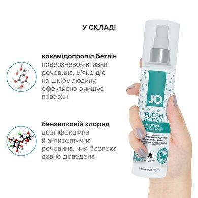 Засіб для чищення JO Fresh Scent Misting Toy Cleaner 120 мл SO2447 фото