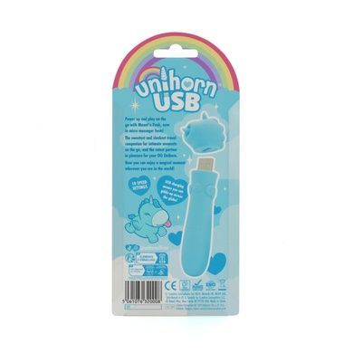 Вібратор-єдиноріжка Unihorn USB Bullet - Mount'n Peak, віброкуля, USB-зарядка SX2871 фото