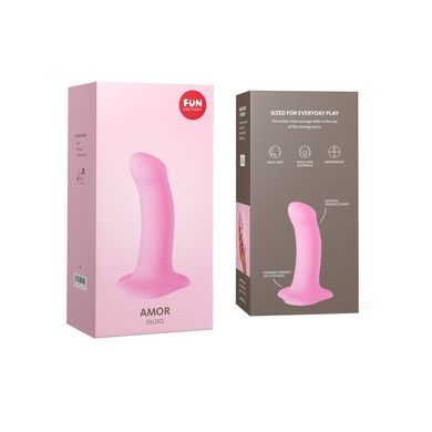 Фалоімітатор Fun Factory AMOR рожевий діаметр 3,7 см SX0984 фото