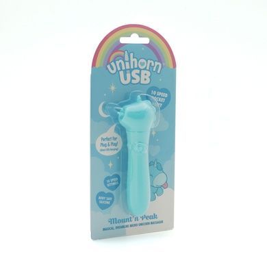 Вібратор-єдиноріжка Unihorn USB Bullet - Mount'n Peak, віброкуля, USB-зарядка SX2871 фото