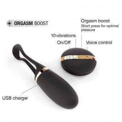 Виброяйцо Dorcel Secret Delight Gold с пультом ДУ SO3077 фото