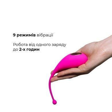 Смарт виброяйцо Adrien Lastic Palpitation Pink SO4866 фото