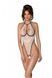 Боди с доступом Passion CHIKA BODY L/XL, cream