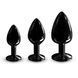 Анальная пробка с кристаллом Dorcel Diamond Plug Black S SO7808 фото 6