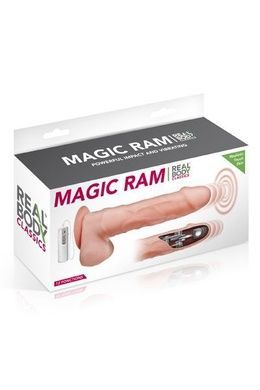 Фаллоимитатор пульсатор с вибрацией Real Body Magic Ram SO1891 фото