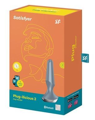 Анальна вібропробка Satisfyer Plug-ilicious 2 Ice Blue SO5445 фото