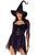 Костюм ведьмы Leg Avenue Mystical Witch S, платье, шляпа