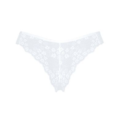 Полупрозрачные сексуальные женские трусики Obsessive Heavenlly XL/2XL белые