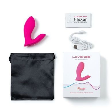 Смарт-вібратор у трусики Lovense Flexer для клітора та точки G SO7485 фото