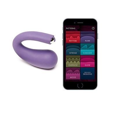 Виброяйцо со стимуляцией клитора Je Joue DUA Purple SO3034 фото