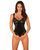 (SALE) Мереживне боді Obsessive Donna Dream crotchless teddy XS/S Black, відкритий доступ