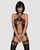 Бодистокинг комбинезон Obsessive Bodystocking G313 S/M/L, шнуровка, геометрический декор