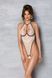 Боди с доступом Passion CHIKA BODY S/M, cream