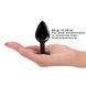 Анальна пробка з кристалом Dorcel Diamond Plug Black M SO7809 фото 3