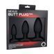 Набір анальних пробок Nexus Butt Plug Trio SO2743 фото 2