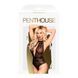 Боди с глубоким декольте и высокими трусиками Penthouse - Toxic Powder Black M/L