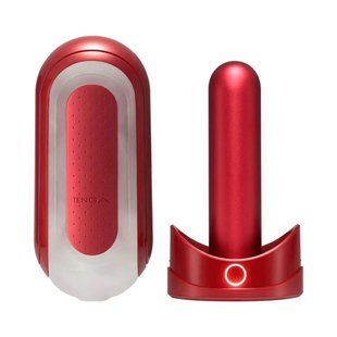 Мастурбатор с нагревателем Tenga Flip Zero Red + Flip Warmer SO4720 фото