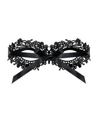 (SALE) Мереживна маска Obsessive A710 mask, єдиний розмір, чорна