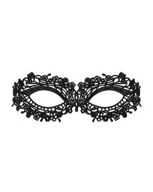 (SALE) Мереживна маска Obsessive A710 mask, єдиний розмір, чорна