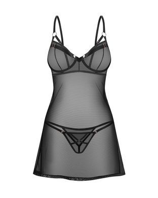 Пеньюар Obsessive Euridia chemise & tanga XS/S