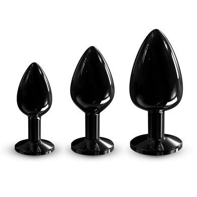 Анальная пробка с кристаллом Dorcel Diamond Plug Black L SO7810 фото
