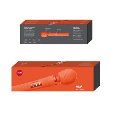 Вибромассажер Fun Factory VIM Vibrating Wand sunrise orange SX0919 фото