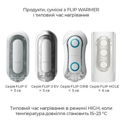 Мастурбатор з нагрівачем Tenga Flip Zero Red + Flip Warmer SO4720 фото