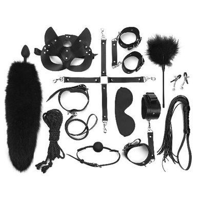 Набор BDSM Art Of Sex Maxi BDSM Set Leather, 13 предметов SO7139 фото