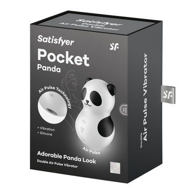 Вакуумний стимулятор з вібрацією Satisfyer Pocket Panda SX2176 фото