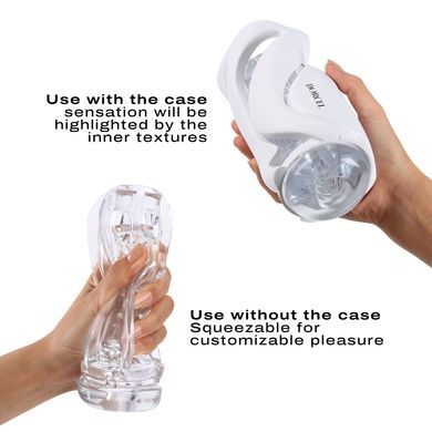 Мастурбатор Dorcel DEEP BLOW WHITE подвійний SO7377 фото