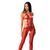 Эротический бодистокинг Passion BS084 red