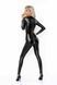 Комбинезон Noir Handmade F293 Powerwetlook catsuit with front zipper - XXL
