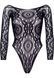 Еротичне боді-бодістокінг Leg Avenue Snap crotch thong back teddy Black M/L
