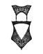Кружевное боди Obsessive Donna Dream crotchless teddy M/L Black, открытый доступ