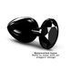 Анальная пробка с кристаллом Dorcel Diamond Plug Black L SO7810 фото 2