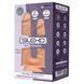 Фалоімітатор подвійний з вібрацією SilexD Double Gusto Flesh Motor size 8 SO5967 фото 3