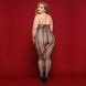 Сетчатый бодистокинг-халтер JSY &laquo;Сети Арии&raquo; Plus Size, black, комбинезон, открытый доступ