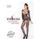 Бодистокинг Passion BS031 white, комбинезон с открытой грудью S/M/L