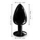 Анальная пробка с кристаллом Dorcel Diamond Plug Black L SO7810 фото 5