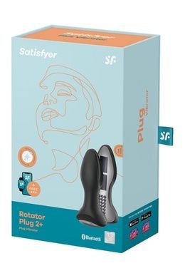Анальная вибропробка Satisfyer Rotator Plug 2+ Black SO6279 фото