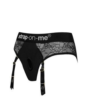 Трусики для страпона с подвязками Strap-On-Me L SO4512 фото