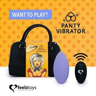 Вібратор в трусики FeelzToys Panty Vibrator Purple SO3850 фото