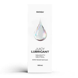 Лубрикант на водній основі Satisfyer Juicy Lubricant Naughty Neutral 300 мл SX2713 фото