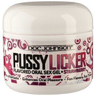 Гель для кунилингуса Doc Johnson Pussy Licker Strawberry 56г SO3490 фото