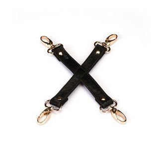 Хрестовина для фіксації Liebe Seele Boudoir Amor Pink Hogtie Black SX1671 фото