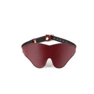 Шкіряна маска на очі Liebe Seele Wine Red SO9449 фото