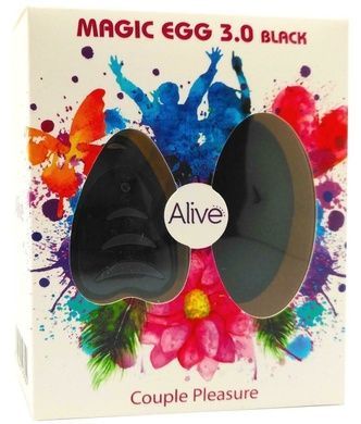 Виброяйцо Alive Magic Egg 3.0 Black с пультом ДУ AL40769 фото
